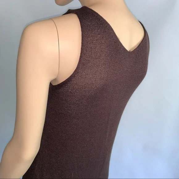 Banana Republic Vintage 2pcs Elegant Coordinated Knit Dress Cardigan Set - Picture 9 of 12